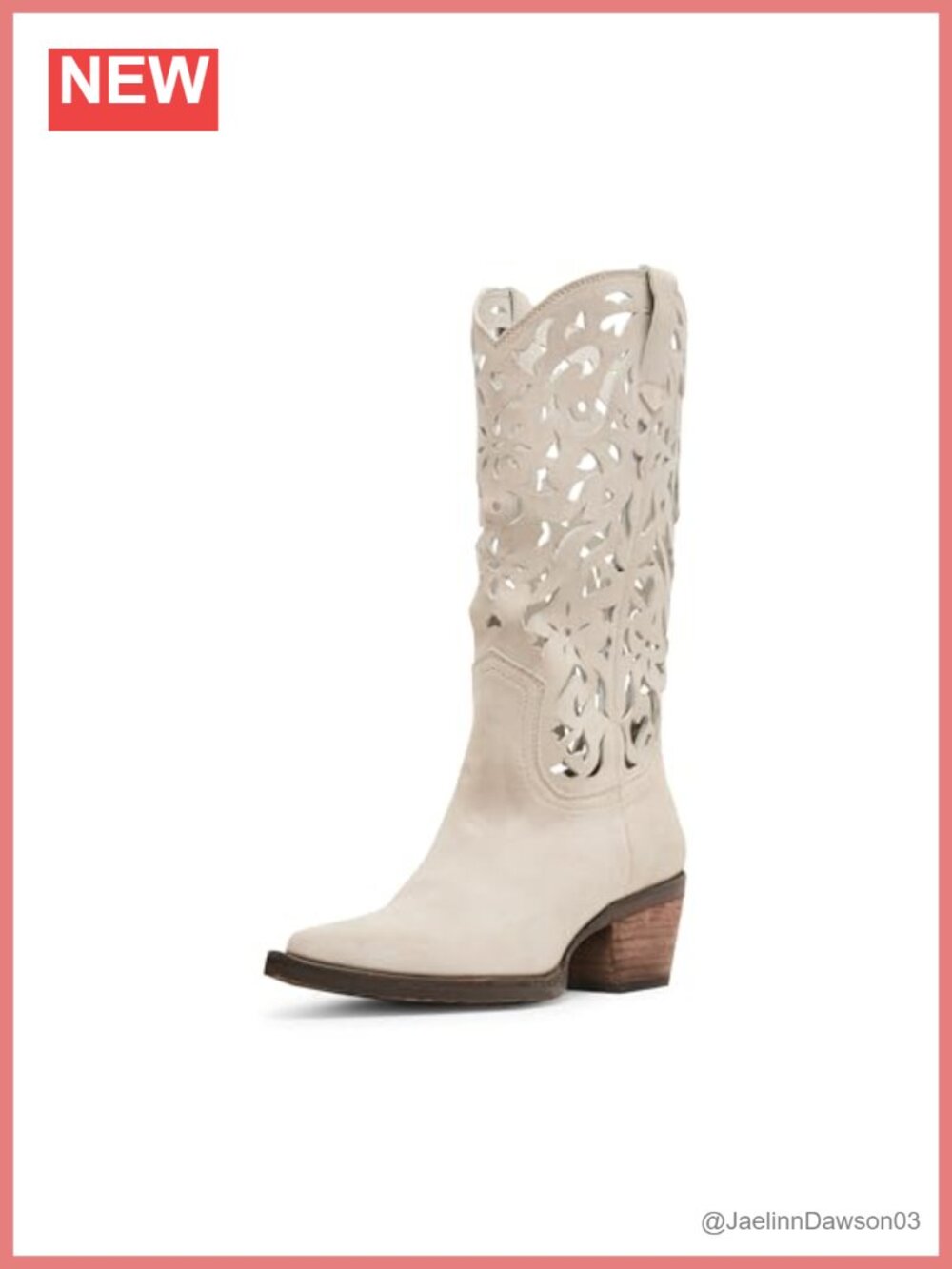 Suede Calf High Block Heel Fashion Boot Pull-On